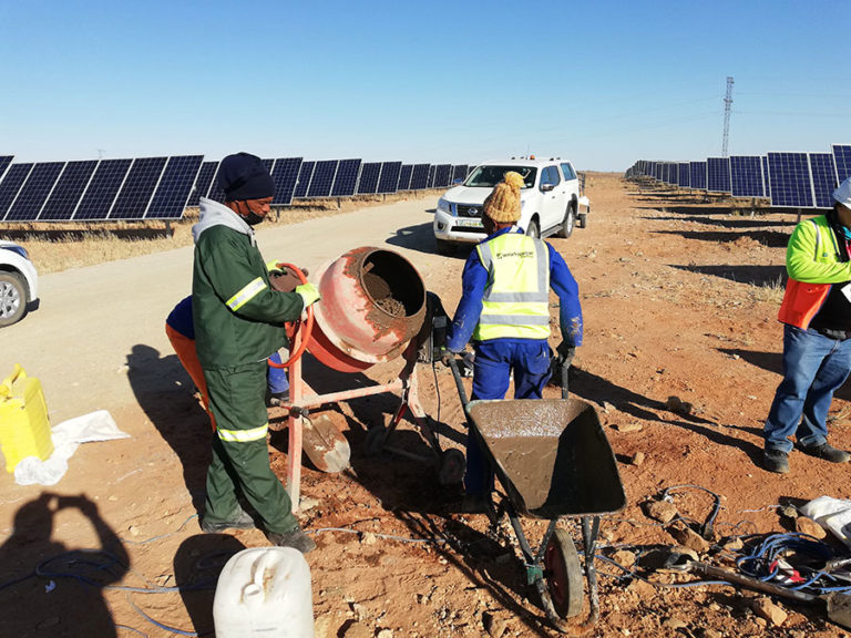 Concrete plinths for HAW & Inglis | Silo n Sons General Services (PTY) Ltd