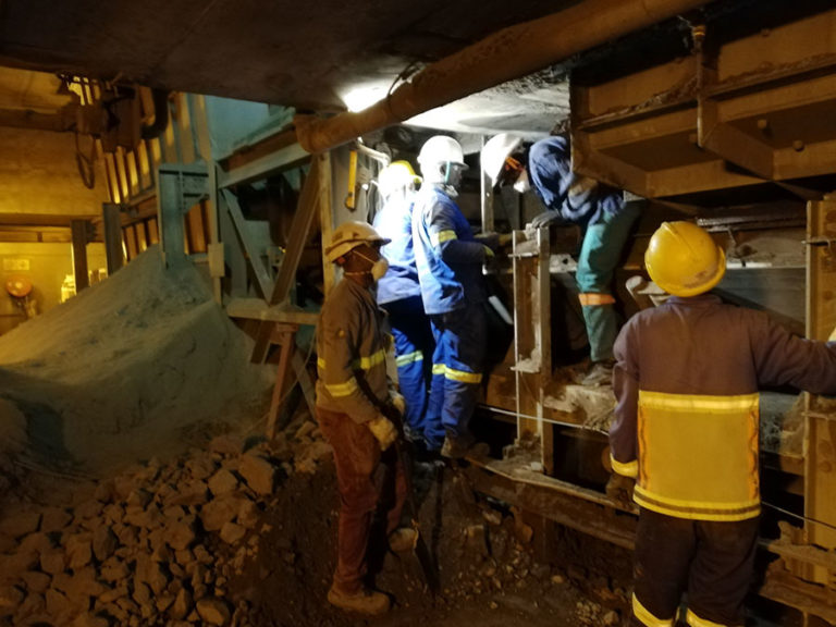 Gamsberg Mine - Cleaning of Plant during Maintenance & Operation | Silo N Sons General Services (PTY) Ltd